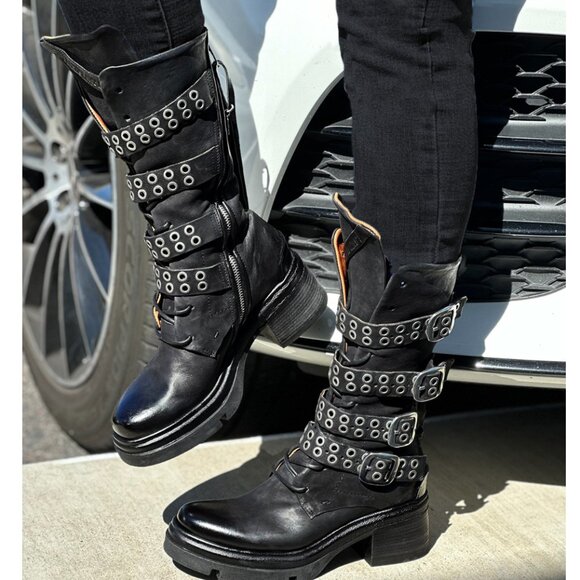 Free People x A.S. 98 Ellington Moto Boots - New in Box - US 8.5 - 9 / EU 39 - Picture 8 of 16